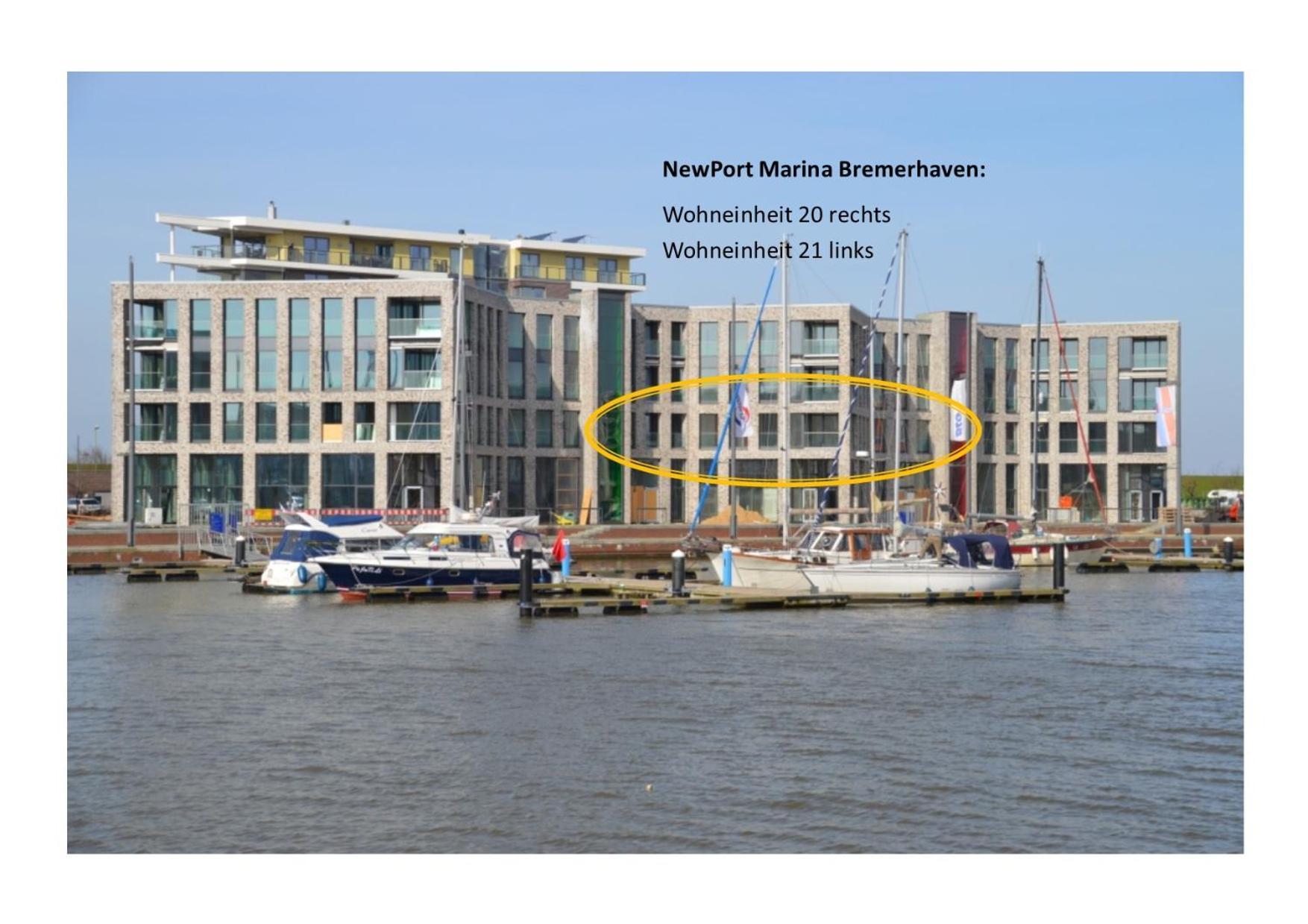 Ferienwohnung Neuer Hafen Marina เบรเมอร์ฮาเฟิน ภายนอก รูปภาพ