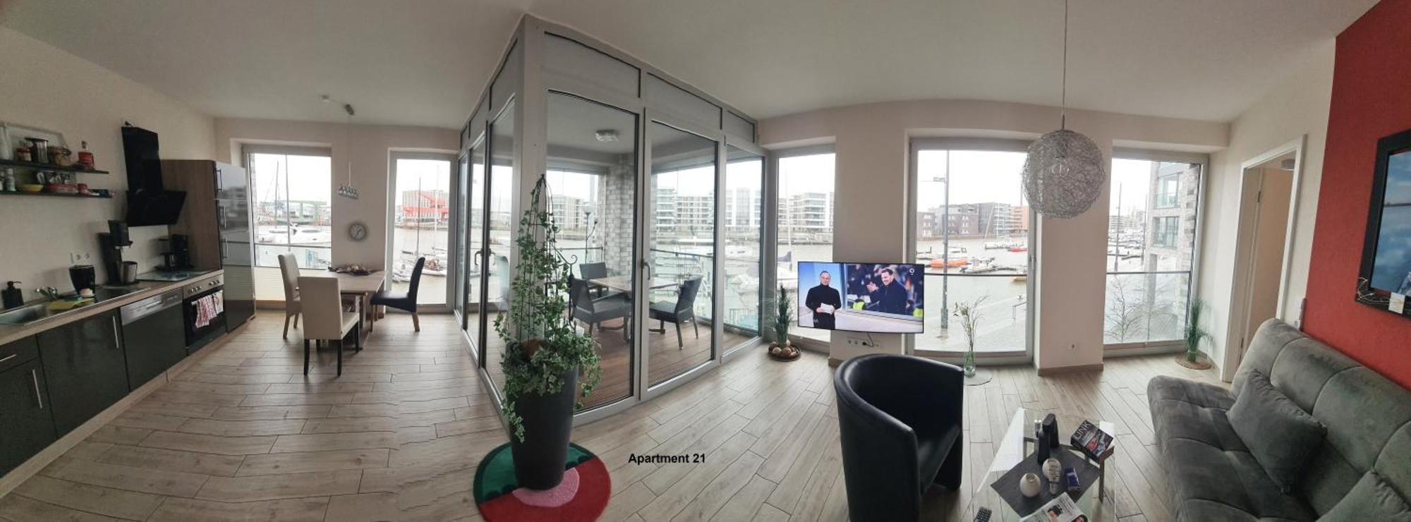 Ferienwohnung Neuer Hafen Marina เบรเมอร์ฮาเฟิน ภายนอก รูปภาพ