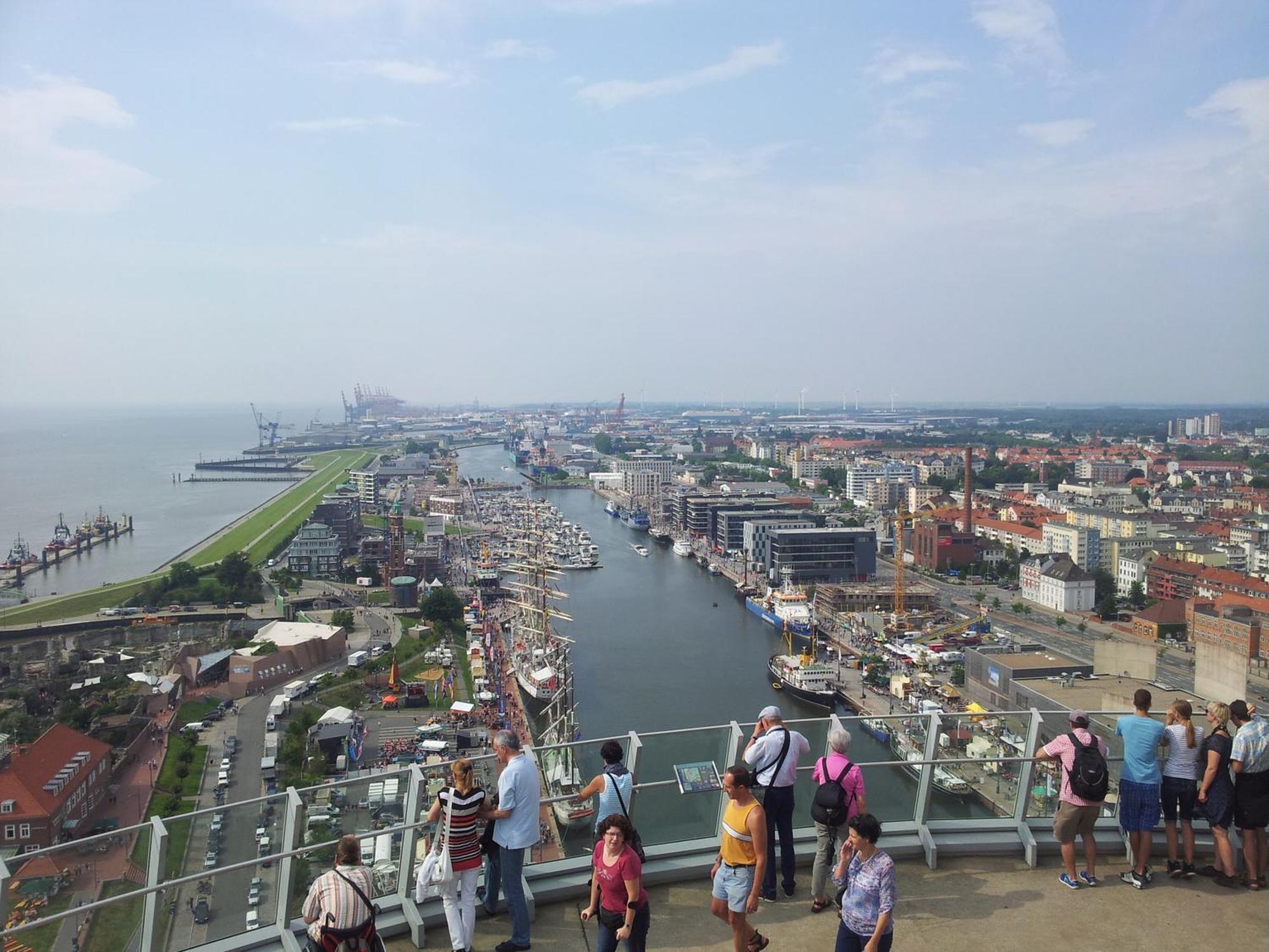 Ferienwohnung Neuer Hafen Marina เบรเมอร์ฮาเฟิน ภายนอก รูปภาพ